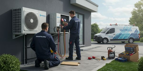 Multi-split air conditioning installation Johannesburg — one outdoor unit serving multiple indoor units