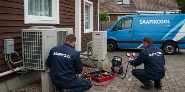 Residential air conditioning installation in Johannesburg — split system fitted in a home by a SAAFIKCOOL certified installer